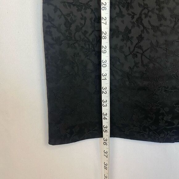 Theory Adraya Jacquard Black Shift Mini Dress Women’s 8 Sleeveless Designer Time - Picture 10 of 14